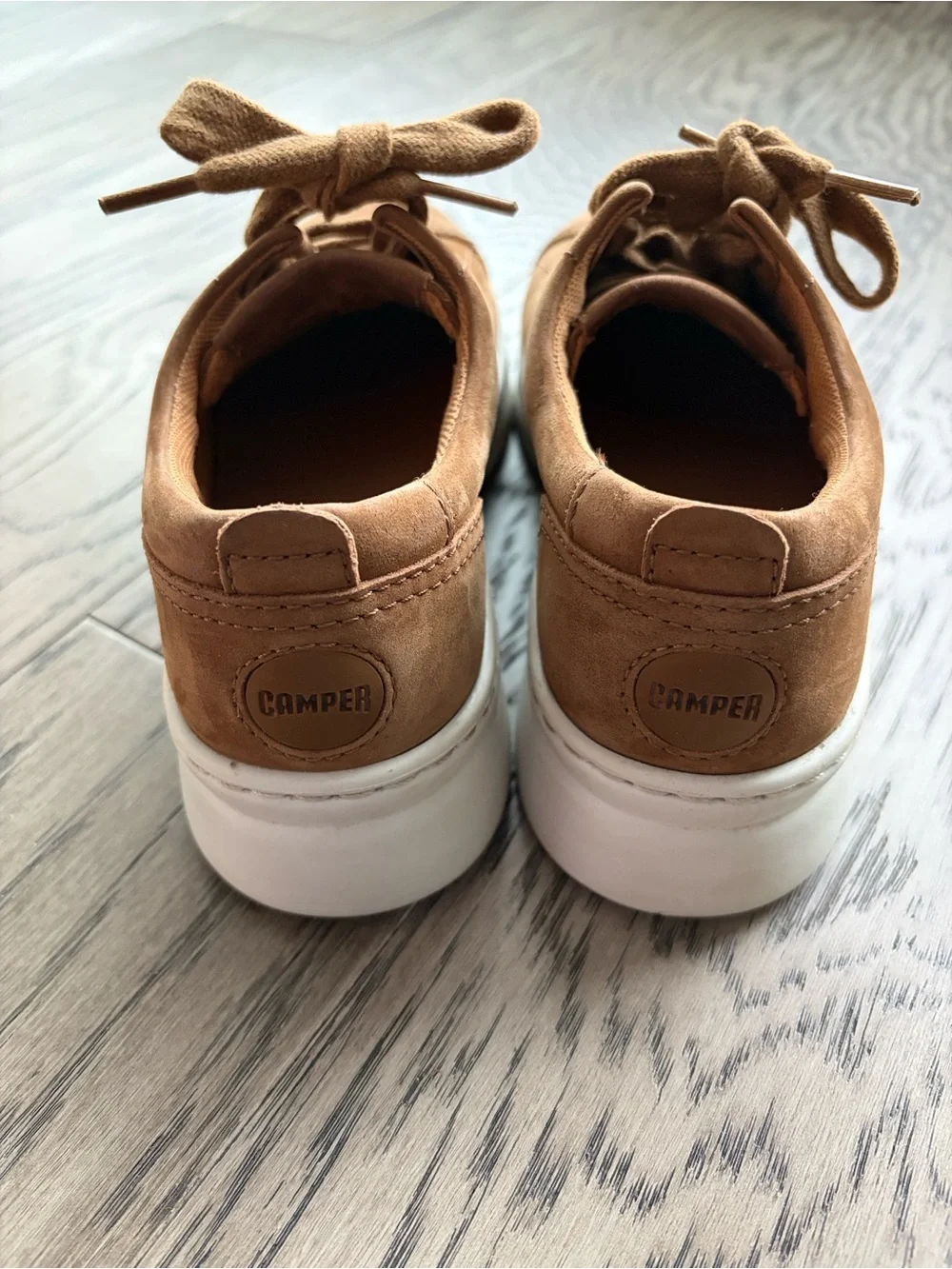 Camper Runner Up Women's Suede  Sneakers - Tan